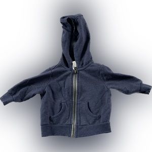 Carter’s Zip Up Hoodie 3 Months Dark Blue